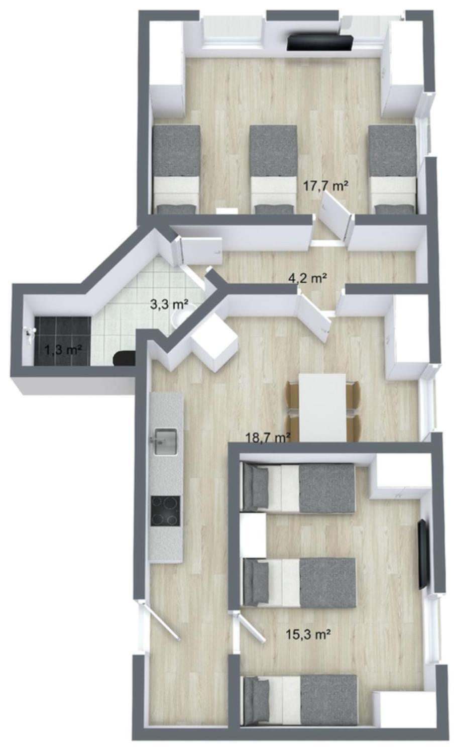 Wuerzburg Altbau-Citylofts Luaran gambar