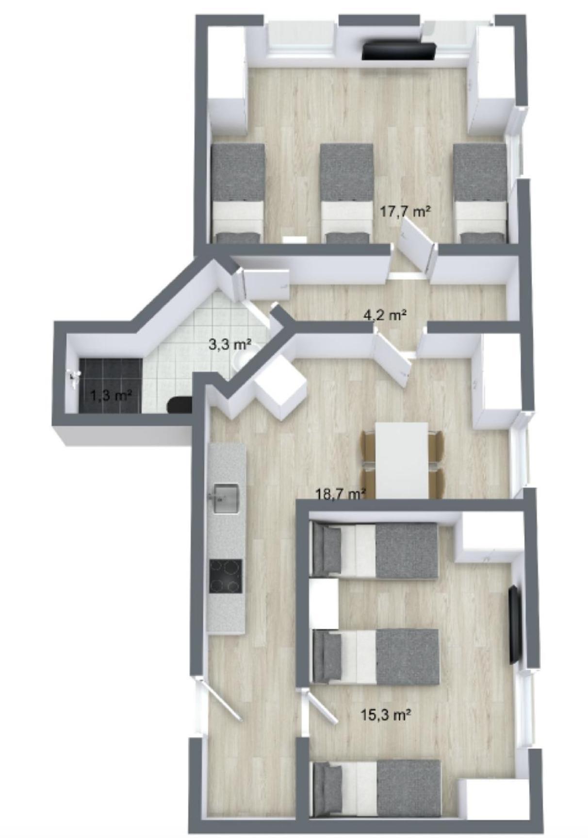 Wuerzburg Altbau-Citylofts Luaran gambar